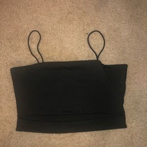 Black crop top